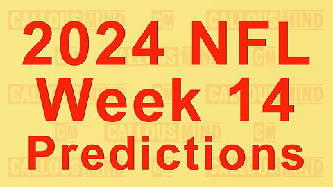 2024 National Football League Week 14 Predictions