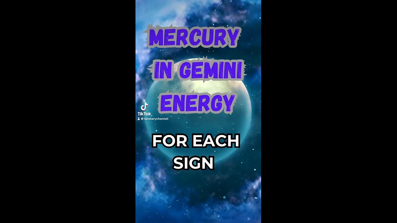 Mercury’s transit in Gemini - influence for each astrological sign! #astrology #mercury #tarotary