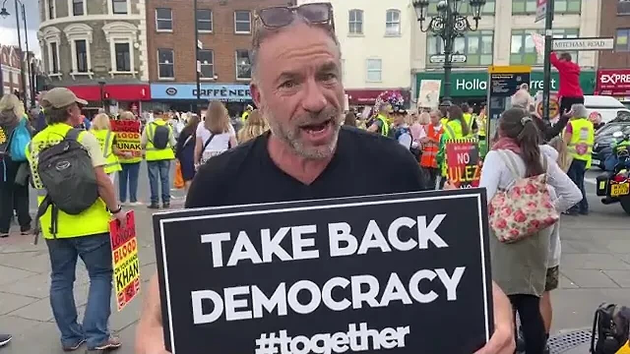 From Tooting, London today - Get involved, Stop ULEZ - Take back democracy #together