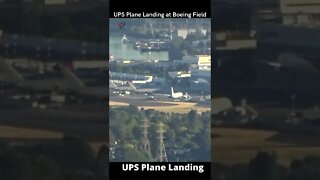 UPS Plane Landing at Boeing Field