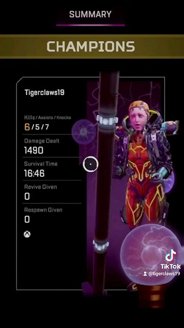 got a win with Wattson. #ApexLegends