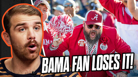 Bama Fan CRASHES OUT Live On Air