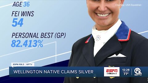 Wellington native takes home silver medal