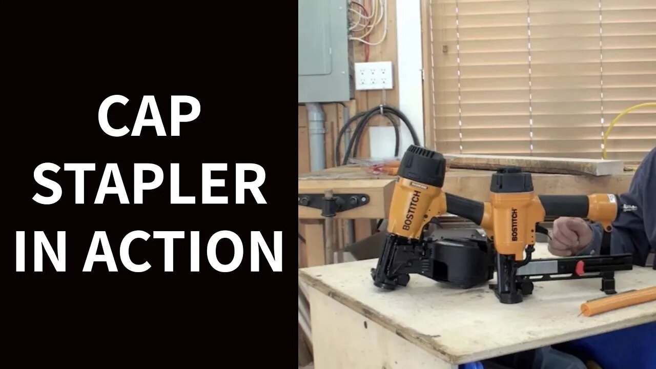 Cap Stapler in Action