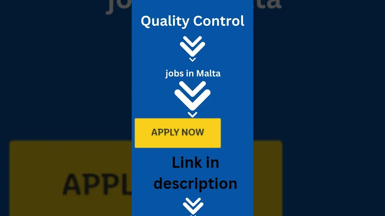 Quality Control || jobs in Malta #maltajobsonline