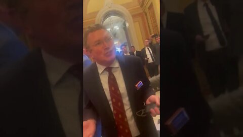 Wild Thomas Massie and Jamal Bowman Fight in Congress