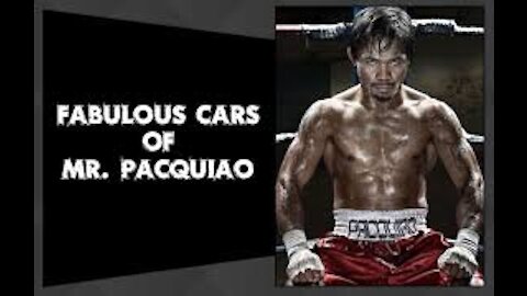 Manny Pacman Pacquiao super cars