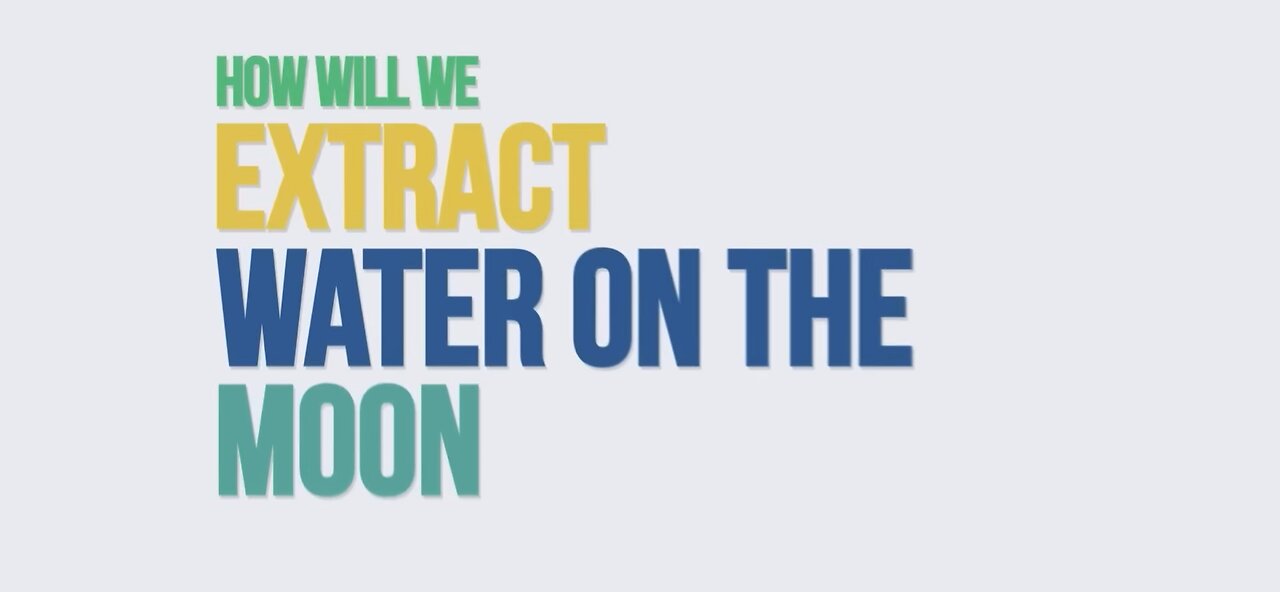 How nasa extract water on moon