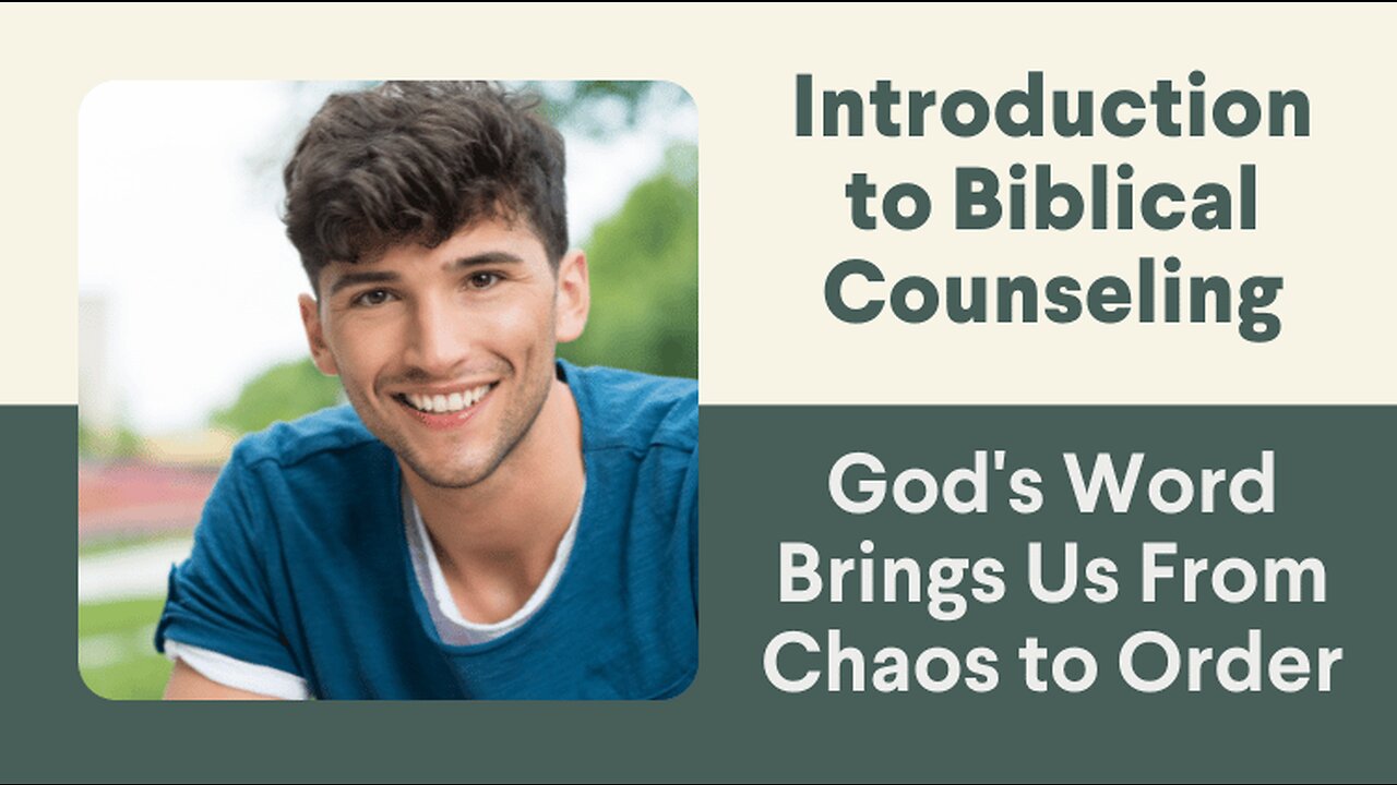 God's Word Brings Us from Chaos to Order