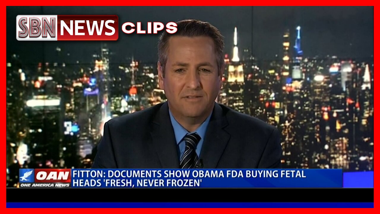 Fitton: Documents Show Obama FDA Buying Fetal Heads 'Fresh, Never Frozen' - 3980