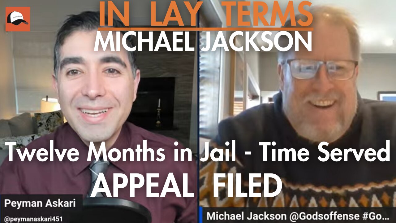 Twelve Months in Jail - Time Served / APPEAL FILED | Michael Jackson