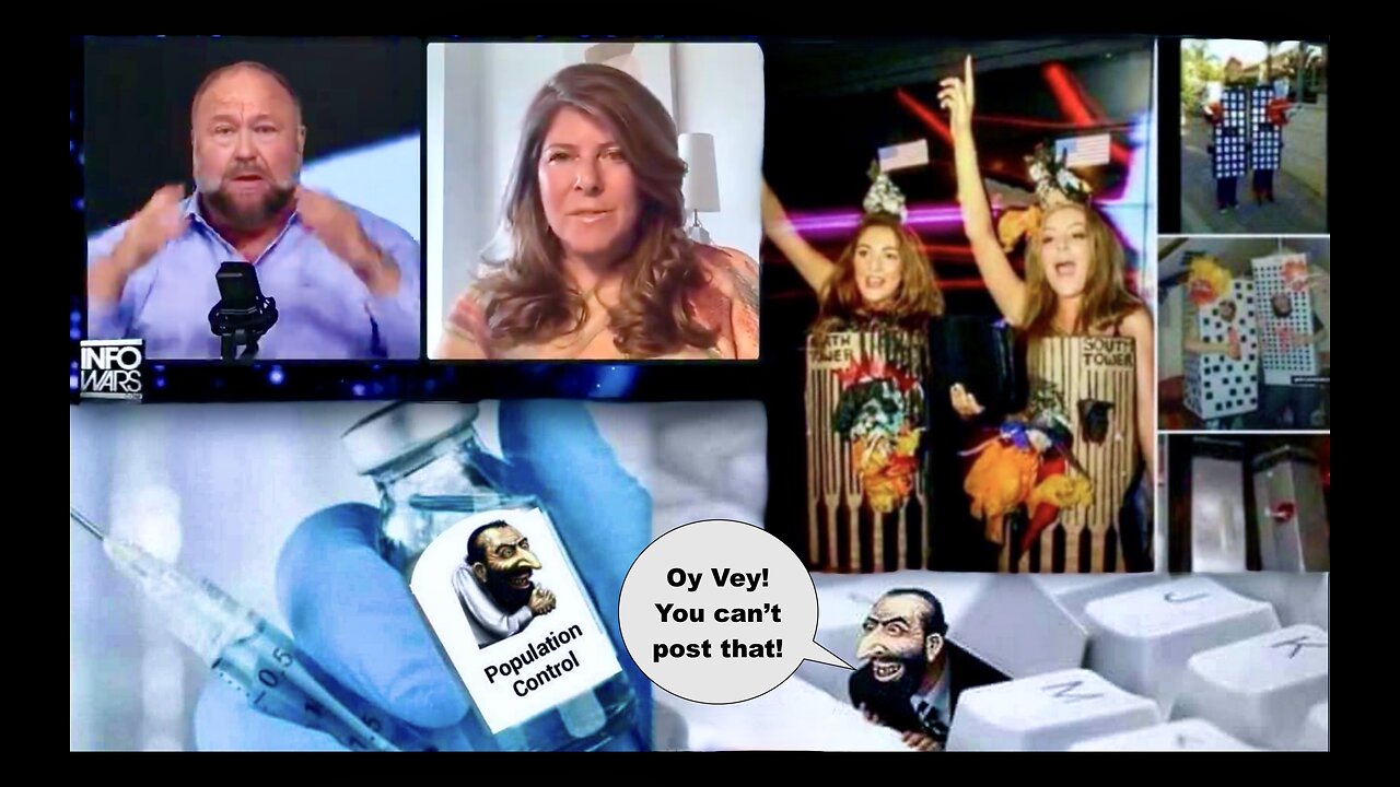 Alex Jones Naomi Wolf Admit Covid Vaccine Bioweapon Worse Than Holocaust As Jews Mock 911 WTC Attack