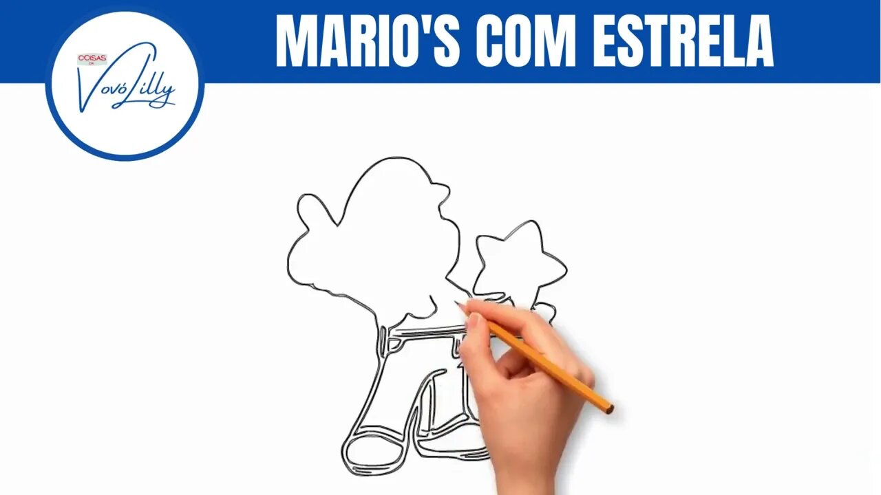 COMO DESENHAR | MARIO'S ESTRELA | PASSO A PASSO. MUITO FÁCIL