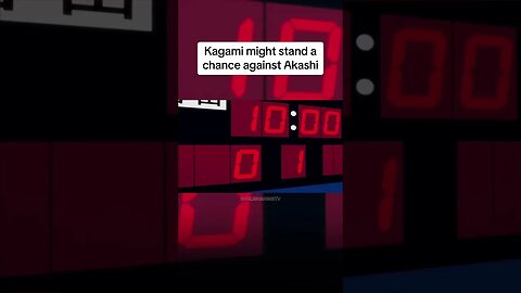 Kagami might stand a chance against Akashi 🤔 #anime #kurokonobasket #fyp