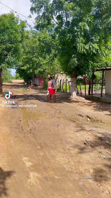 Epic Chase: Man vs. Dog - Who Will Win?"