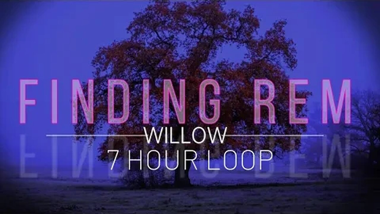 WILLOW - 7 Hour dark screen Sleep, Study, Meditate music. #ambientmusic #sleepmusic