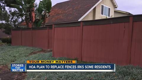 Residents say HOA's fence plan costing them