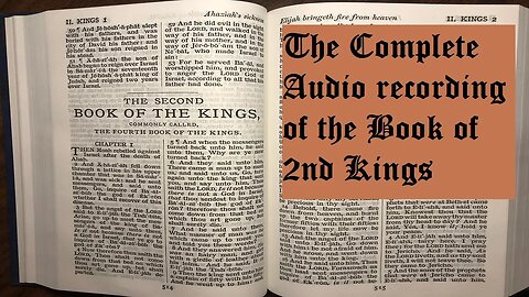 2nd Kings: Satan hates the word of God! Audio book