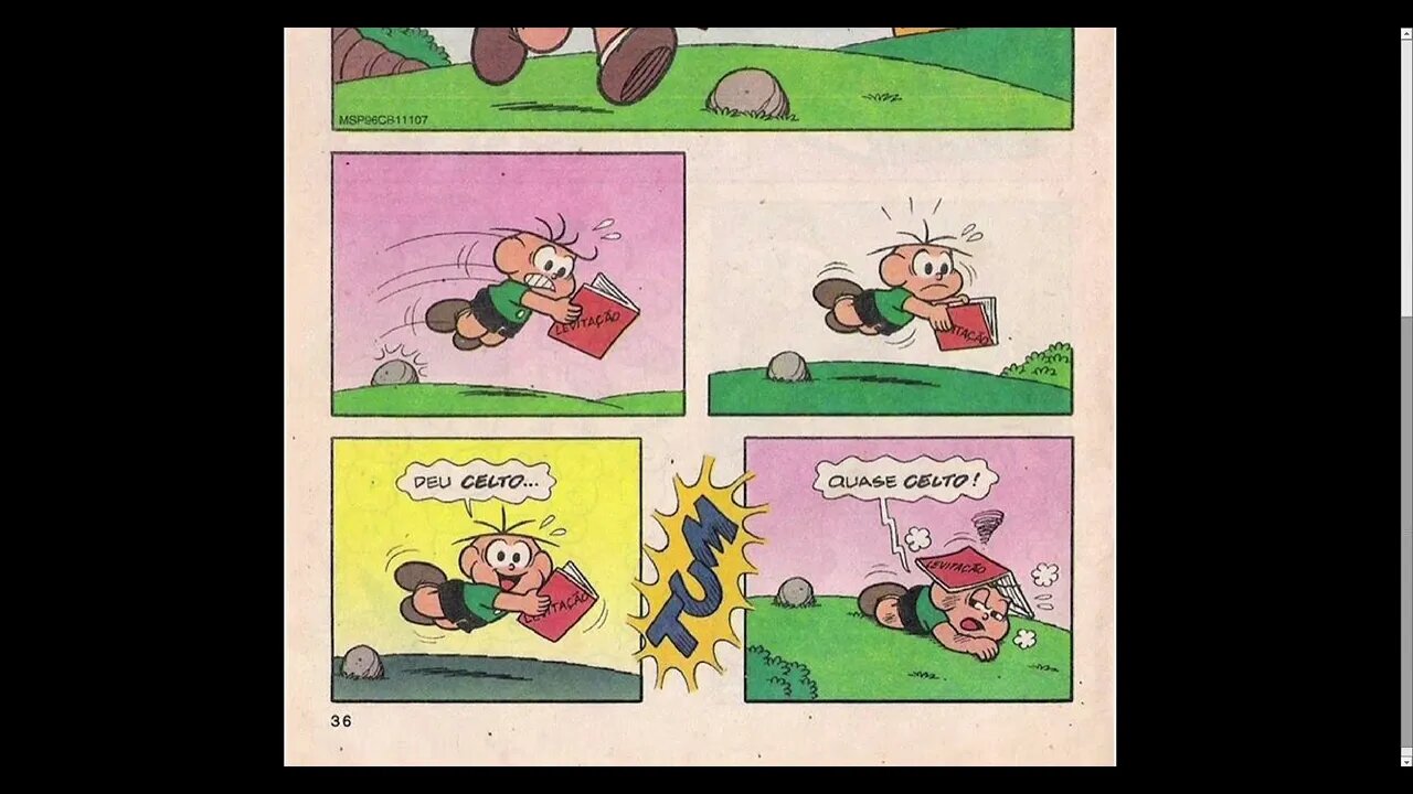 Cebolinha Em Uma História Leve [Pause o Vídeo Caso Não Consiga Ler]