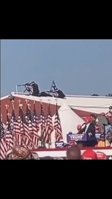 Secret Service couldn't see shooter, yet shoots him, without moving