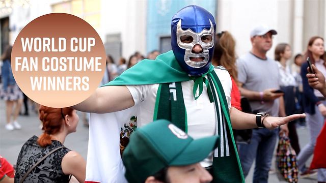 Which fans won best dressed at the World Cup?