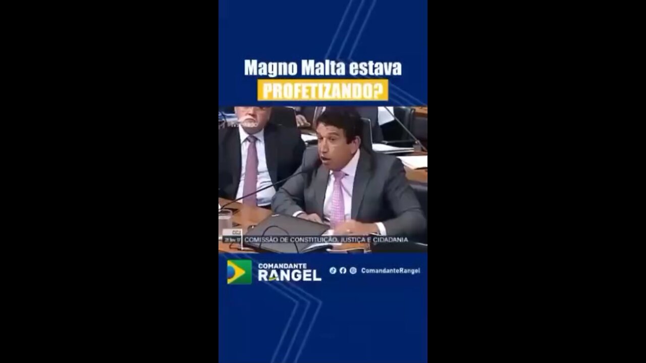 Magno Malta falando umas verdades sobre o STF