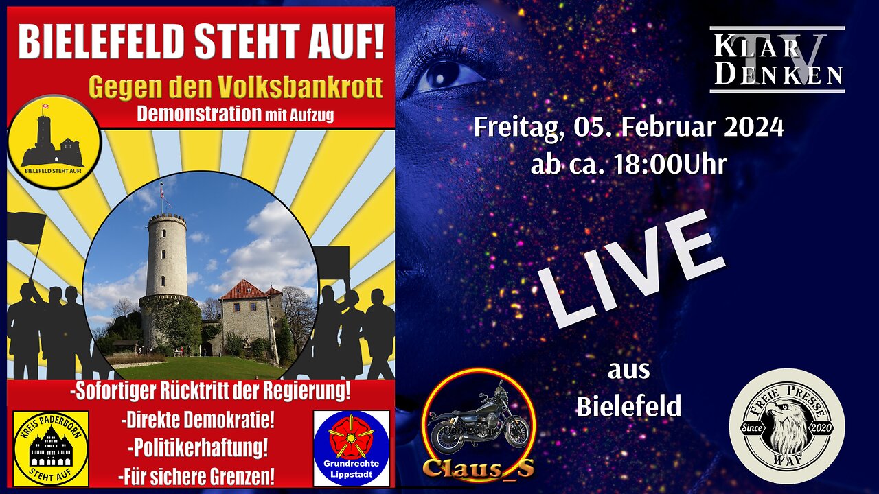 🔴💥LIVE | aus Bielefeld - Gegen den Volksbankrott