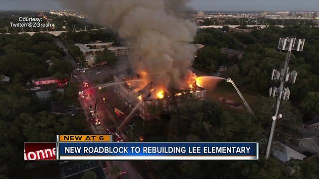 New roadblock to rebuilding Lee Elementary