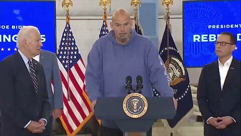 Senator John Fetterman Introduces "Congressman Boyle Bile," But He Means Rep. Brendan Boyle