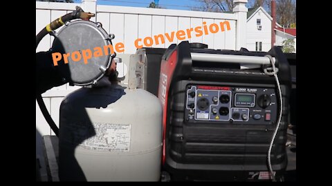 Generator conversion to propane