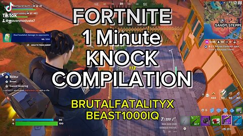 Fortnite 1 minute knock compilation