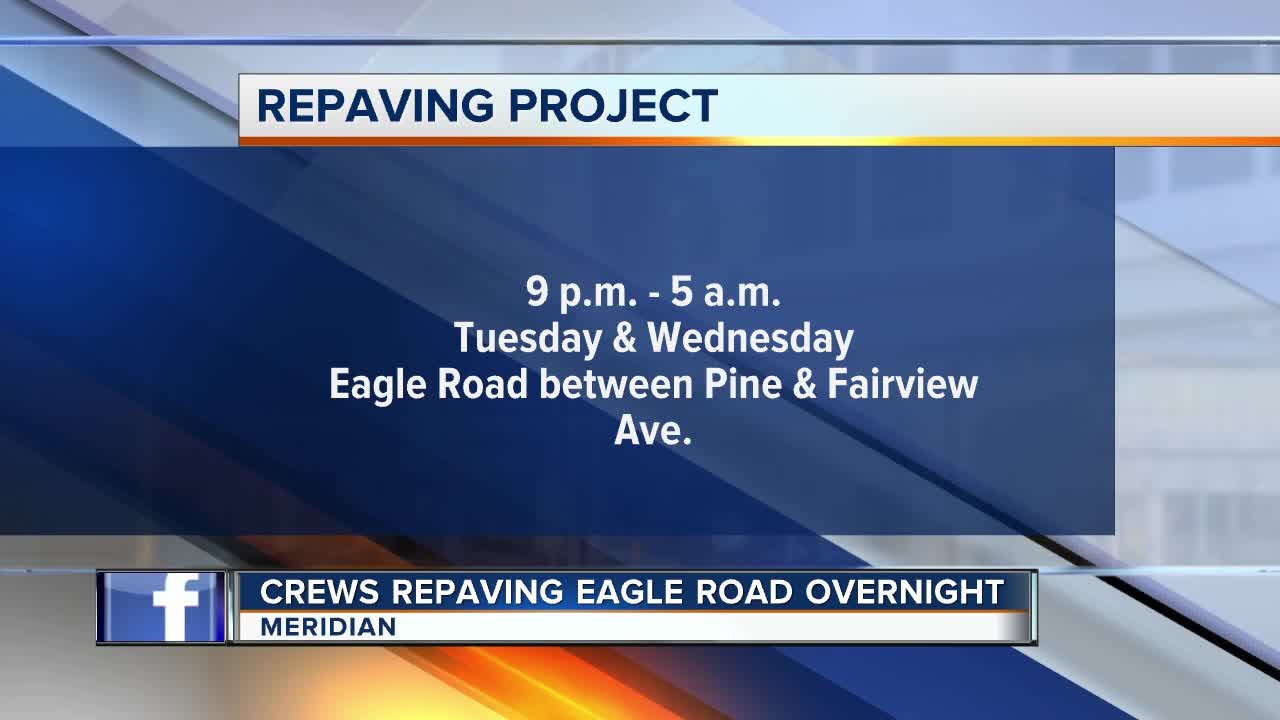 Meridian repaving project