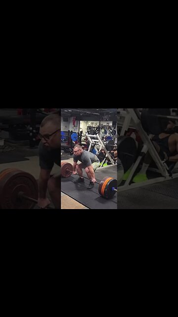 405 pound deadlift on the straight bar. New PR.