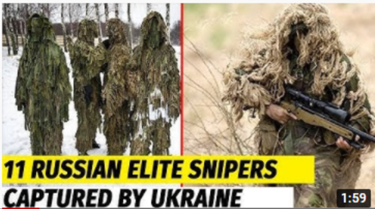 11 Russian ELITE SNIPERS captured by Ukraine as war plot crumbles.