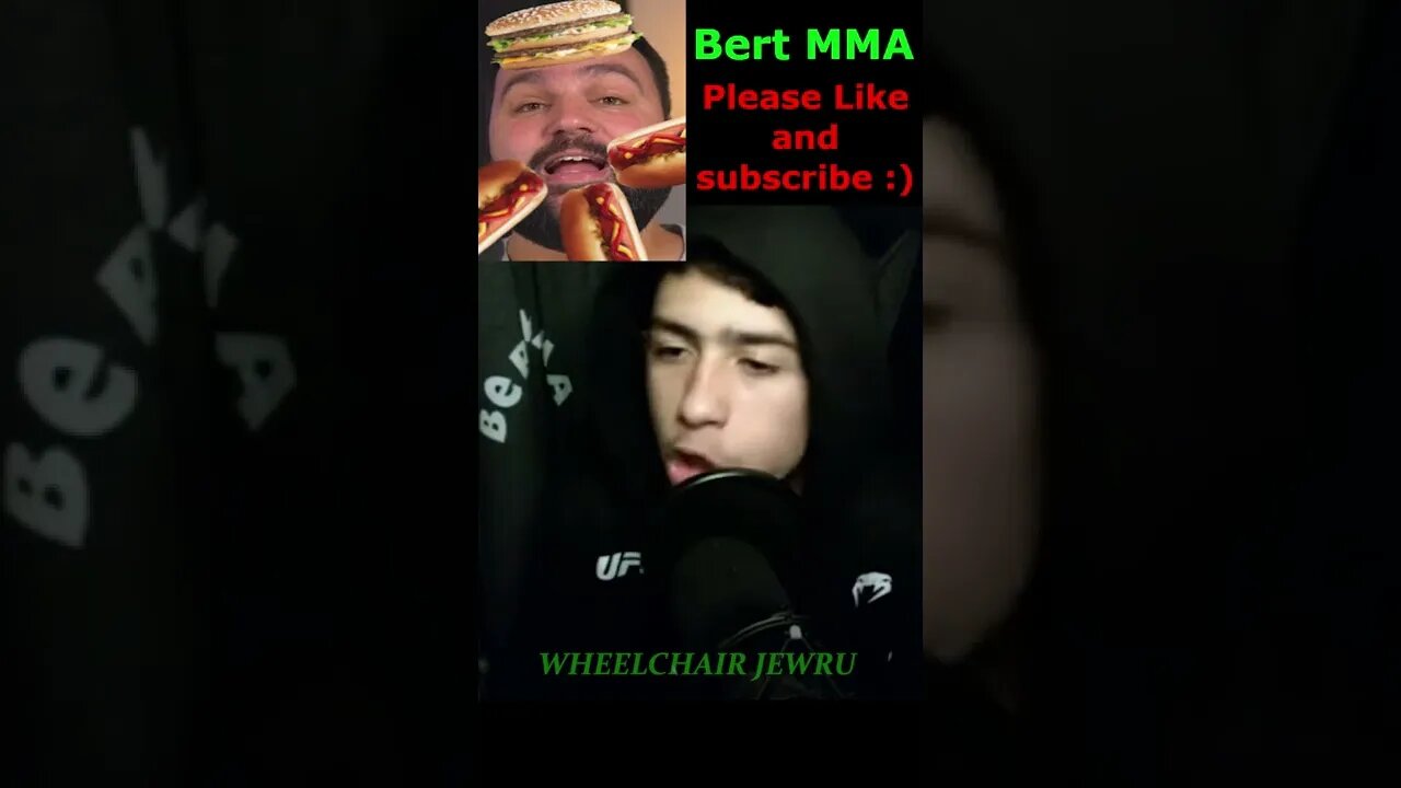 Bert MMA Roasts and destroys MMA Joey #2 - Bert does an MMA Joey impression! Glizzy Gobbler defeated