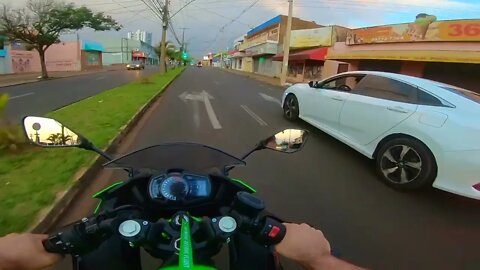 NINJA400 # Pôr do Sol em Araraquara