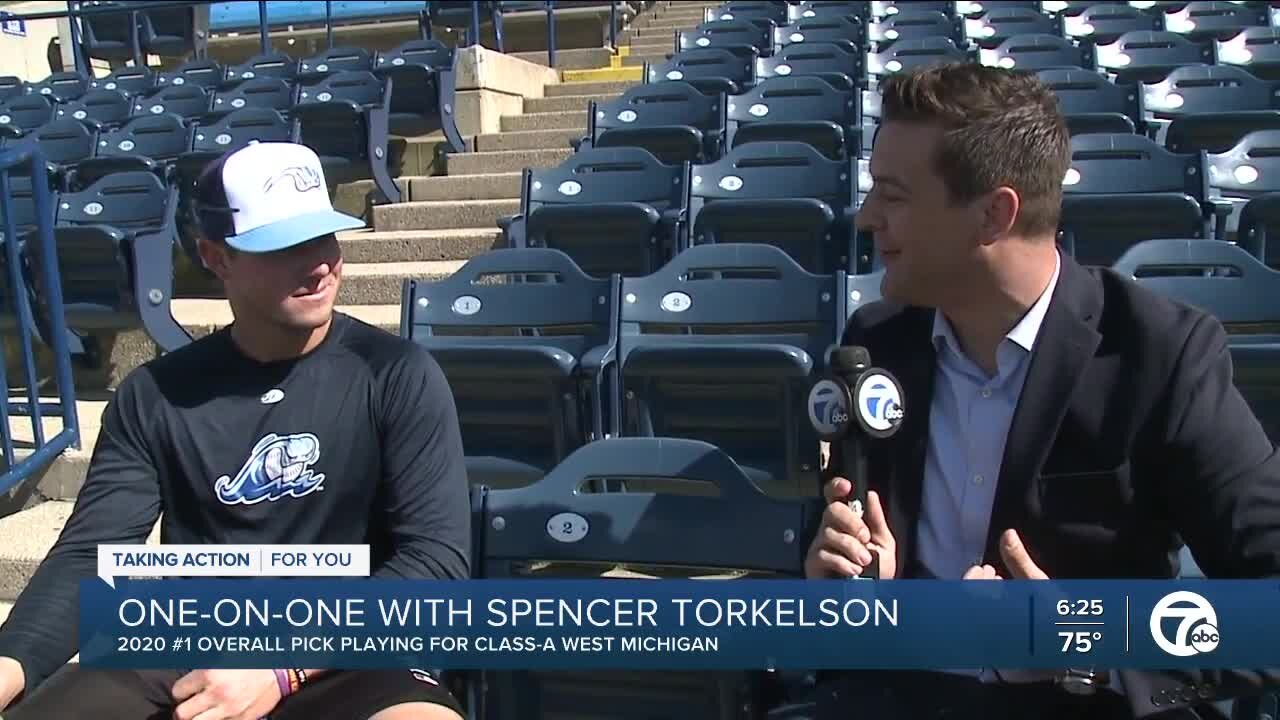 Spencer Torkelson one-on-one interview with Brad Galli