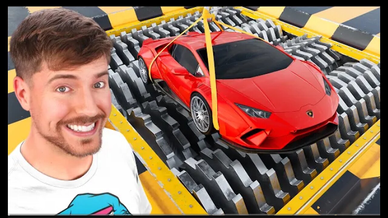 Lamborghini Vs World's Largest Shredder