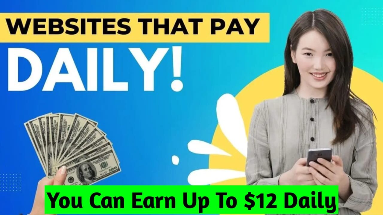 Best Earning Website. You can Earn Up To $12 daily............