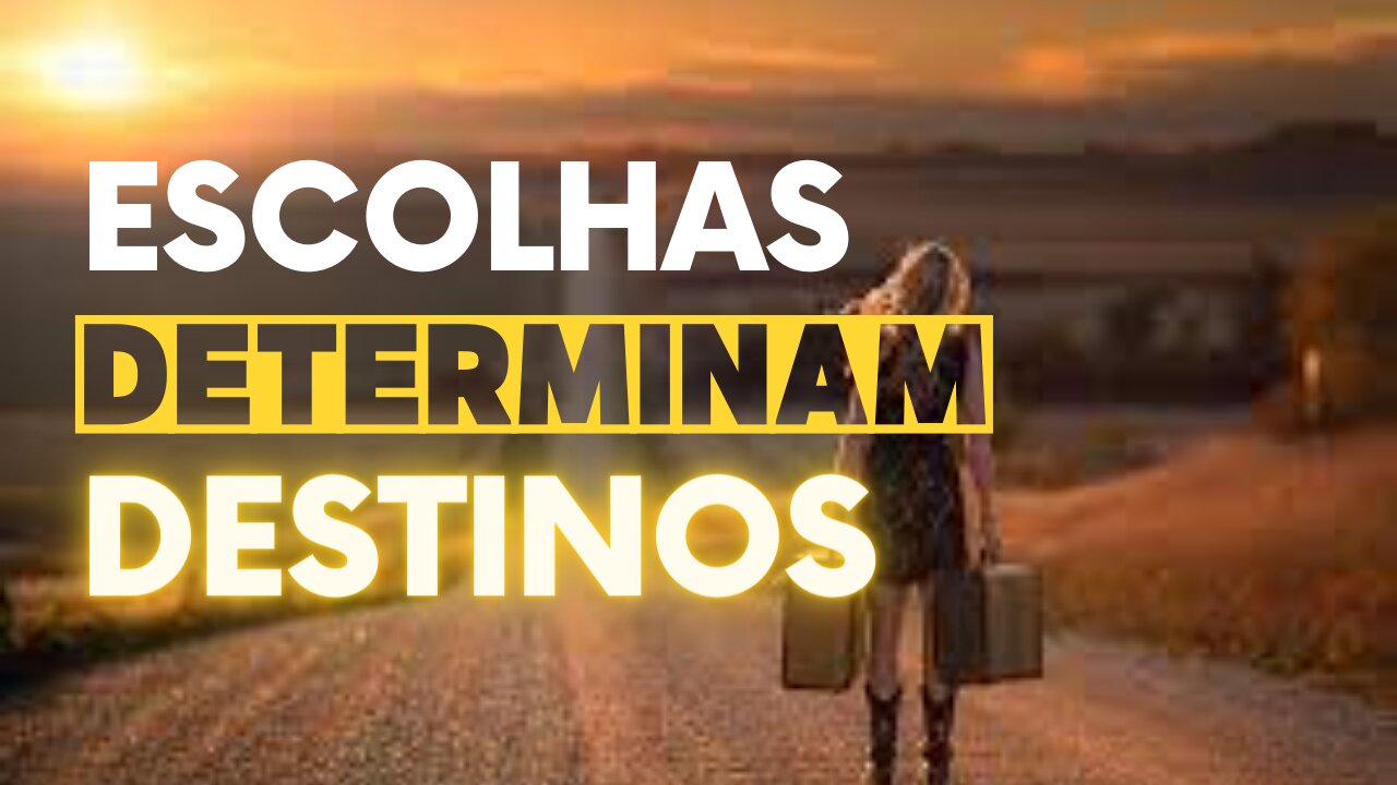 PASTORA TÂNIA TEREZA | ESCOLHAS DETERMINAM DESTINOS