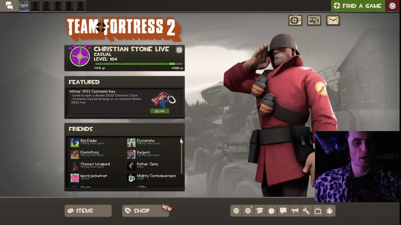 TF2 "Trans Lesbian Space Manipulators Will Never Let You Revolt" Christian Stone LIVE ! Team Fort…