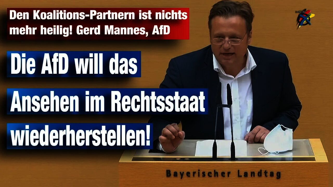 Den Koalitions-Partnern ist nichts mehr heilig! Gerd Mannes, AfD