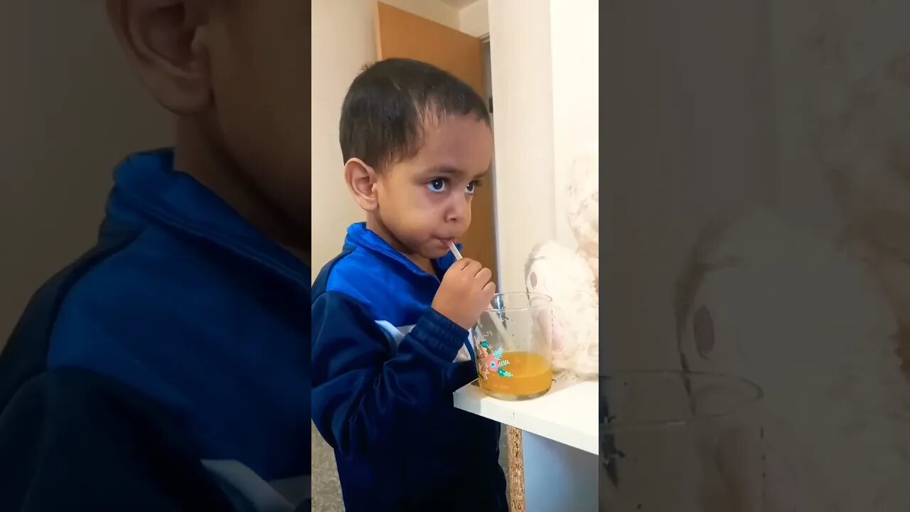 Mario drinking Juice