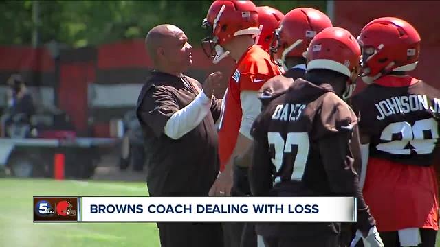 Browns Head Coach Hue Jackson loses mother and brother weeks apart