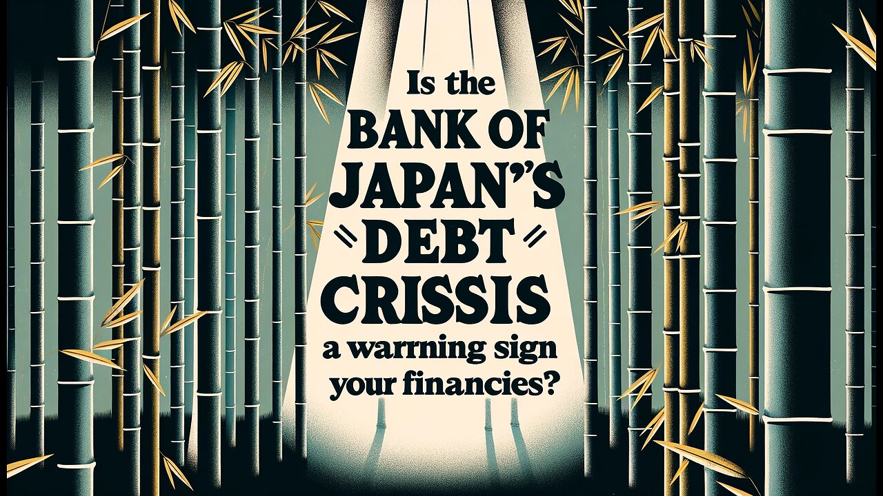 🚨💵 Is the Bank of Japan's Debt Crisis a Warning Sign for Your Finances? 💵🚨