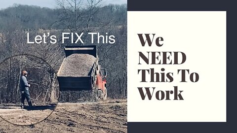 Day 1 of Our BIG WEEK| This Must Be Fixed First| DIY-Debt-Free-Off-Grid Cabin Build