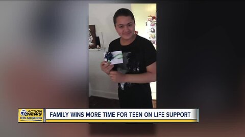 Family wins more time for teen on life support