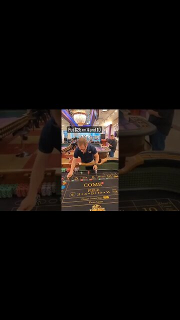 squeeze play in under a minute with David #craps #crapsstrategy