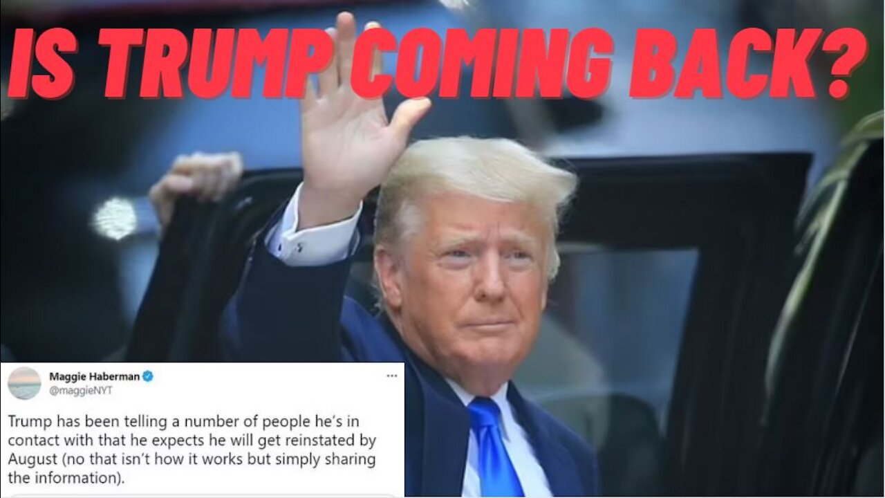 Trump 'Is Telling People He Will Be Reinstated As President By AUGUST'!