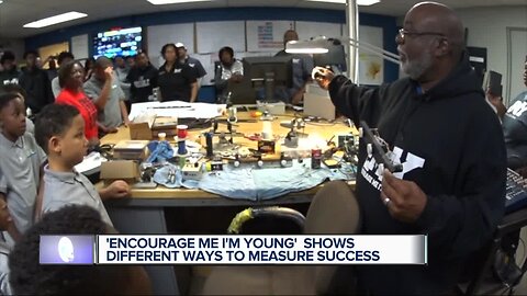 WXYZ broadcast engineer shares his story of giving back, showing young men different ways to measure success